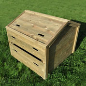 Compostador de madera - 580 Litros